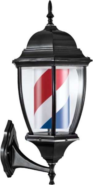 Barber Pole F 49cm Lantern black