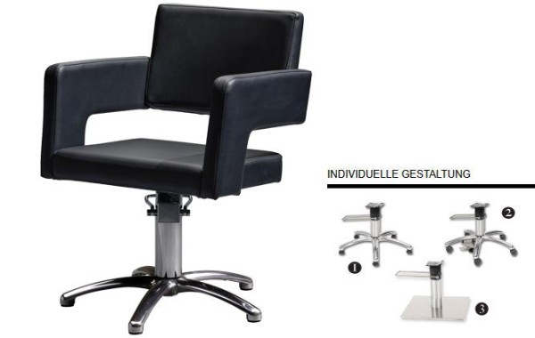 Stuhl Lani mit Bremse, Leichtlaufr., Comfortpumpe