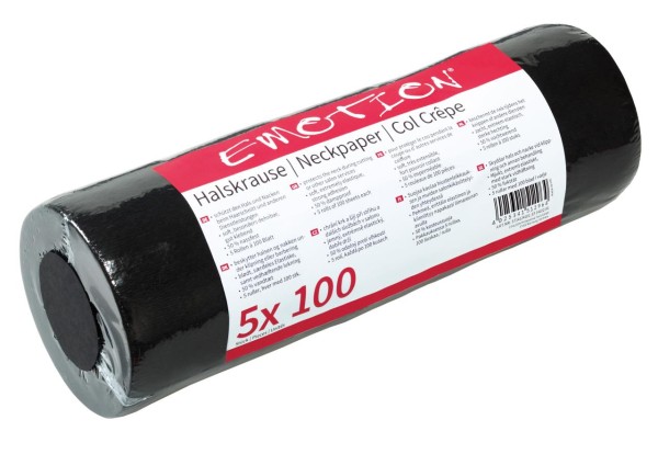 Emotion Halsschutzkrause schwarz 5-Rol.