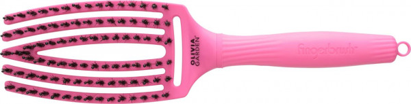 Bürste 197g Olivia G. Fingerb. Combo M pink gr.