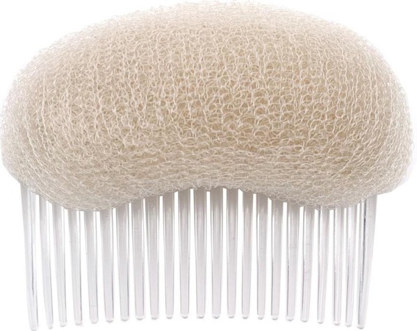 Knotenpolster mit Kamm 6x8cm blond