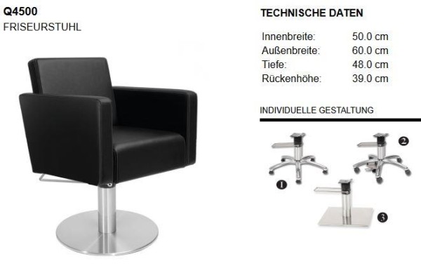 Stuhl Q4500 Oberteil