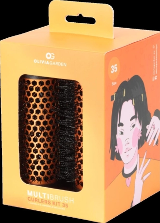 Bürste OG Multibrush 4er Set 35mm - orange