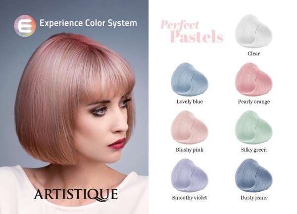 Artistique Farbkarte gedruckt Pastel