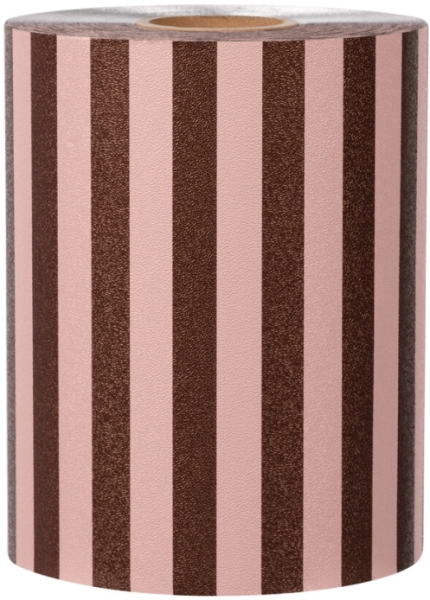 Framar Embossed Roll Pink Choc.Strip.97m