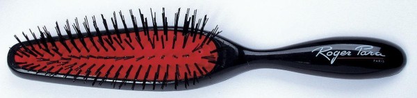 Bürste Roger Para schmal rot 6rhg.