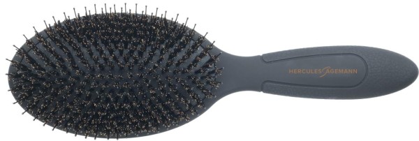 Hercules Bürste ovale Pflegebürste schwarz