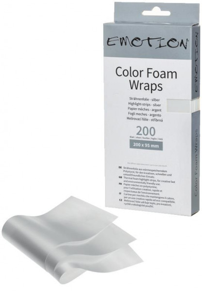 Folie - Color Foam Wraps silber 9,5x20cm