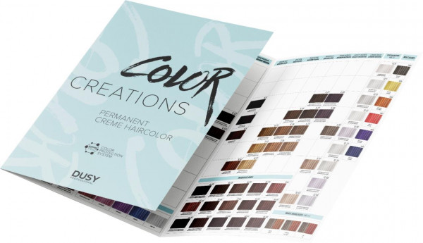 Farbkarte Dusy Color Farbe Creations Druck