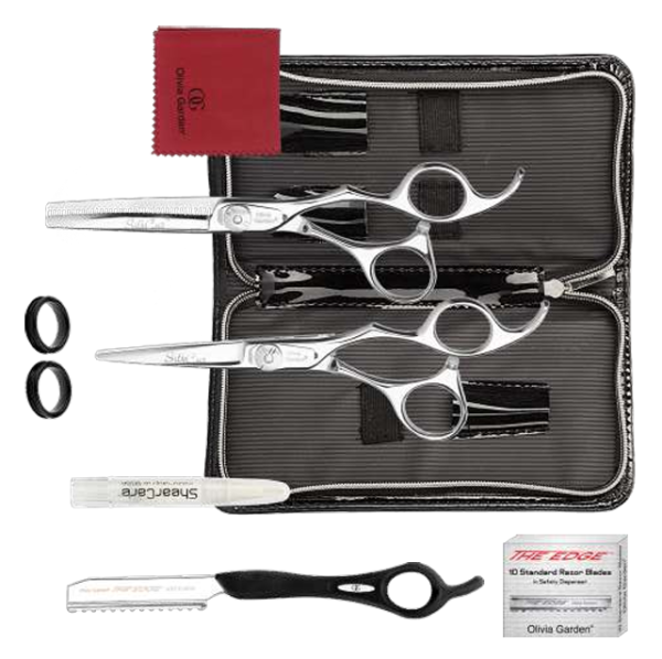 O.Garden Scherenset Silk Cut 5.75+Messer+Kling.