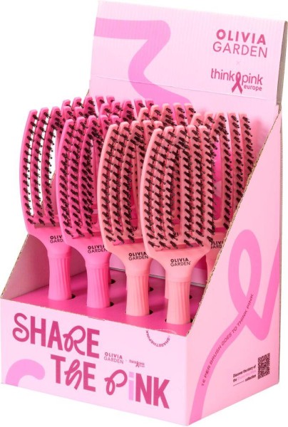 Bürste 197 Olivia Garden Fingerbrush M Think Pink
