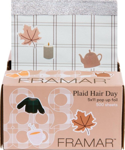 Framar Pop Up Foil Plaid Hair Day 500 BL