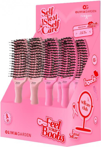 Bürste 197 Olivia Garden Fingerbrush M Think Pink