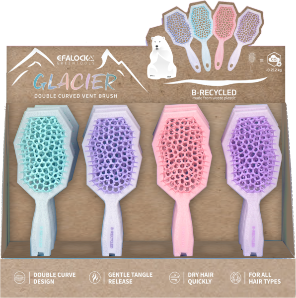 Efa Glacier Brush Display UNBEFÜLLT