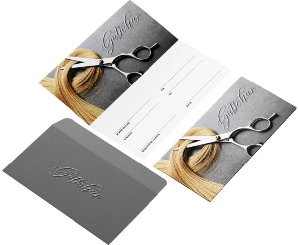 Geschenkgutscheine Schere