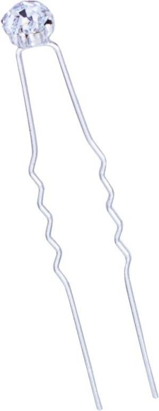 Haarnadeln Strass silber