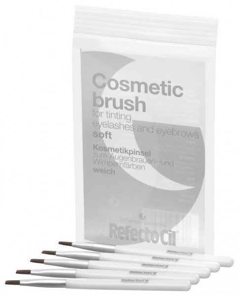 RefectoCil Kosmetik Pinsel weich silber