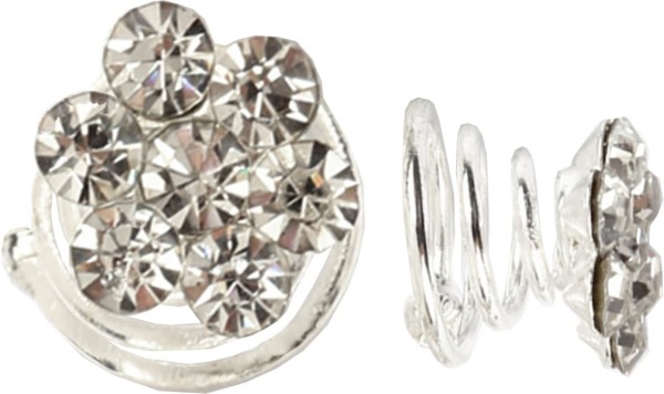 Haarspirale Strassblüte