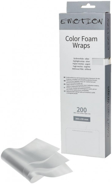Folie - Color Foam Wraps silber 9,5x30cm
