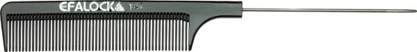 Efalock Kamm Nylon Nadelstielkamm 8 schwarz