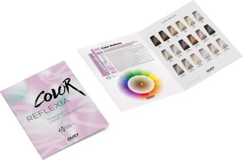 Dusy Color Reflexia Farbkarte gedruckt