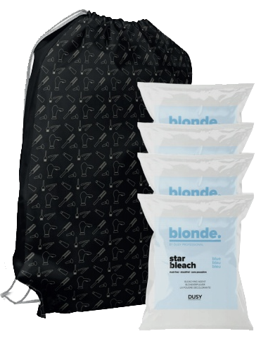 Dusy Star Bleach Blondierpulver 4x500g im Gym Bag