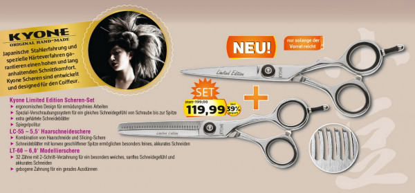 Schere Kyone Set - Limited Edition Schere+Eff.