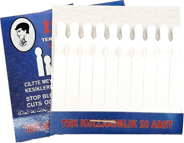 Styptic Matches Blue Blutstiller