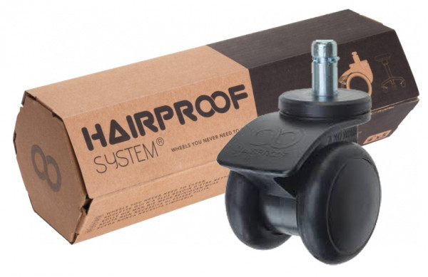 Rad Hairproof für Rollhocker SET - Hartboden