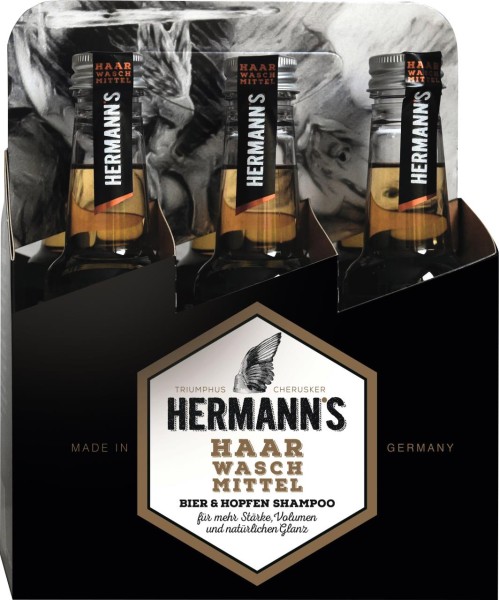 Hermanns Bier und Hopfenshampoo Sixpack