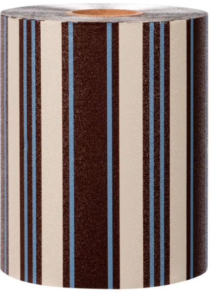 Framar Alufolie Embossed Roll Blue Choc.Strip.97m