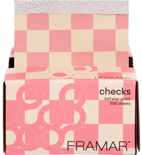 Framar Pop Ups Beige/pink Checkered 500B