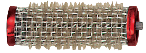 Borstenwickler Ari lang 18mm rot