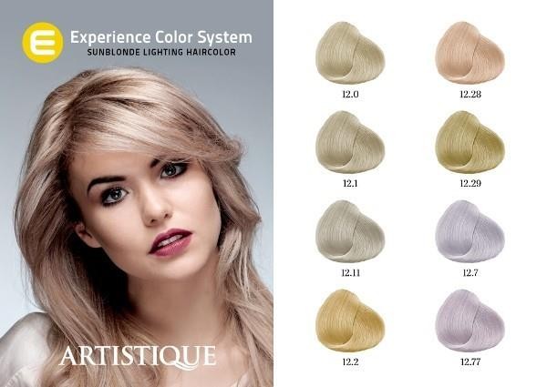 Artistique Farbkarte Experience Sunblonde Meschen