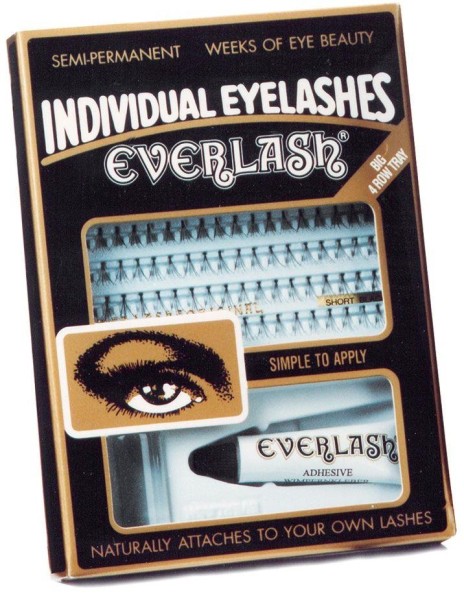 Wimpern Everlash Verkaufspkg schwarz mit Kleber