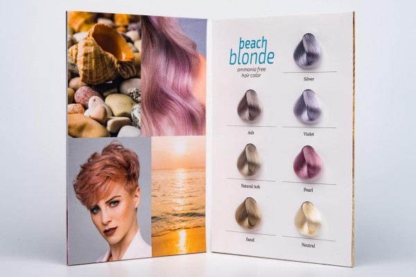 Artistique Beach Blonde Farbkarte mit Meschen