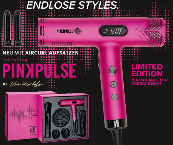 Efa FANTASYA PINK PULSE Aircurl+Dryer
