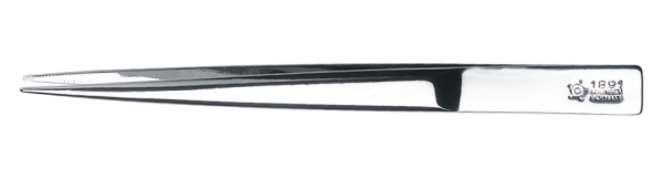 Pfeilring Pinzette spitz vernickelt