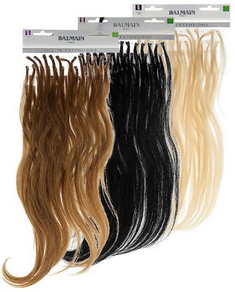 Haarsträhnen Echthaar Multipack - 55cm - dunkel