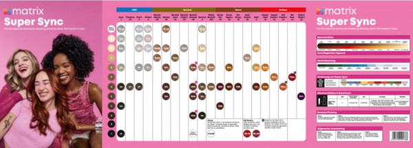Matrix Farbkarte Supersync Druck