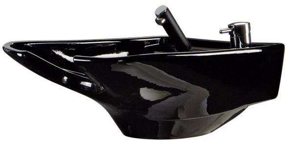 Waschanlage Contura - Becken schwarz