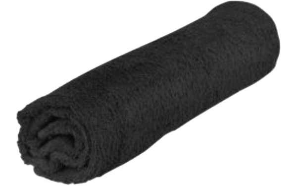 Bob Tuo Baumwollhandtuch 50x85cm schwarz