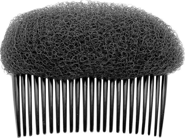 Knotenpolster mit Kamm 6x11cm schwarz