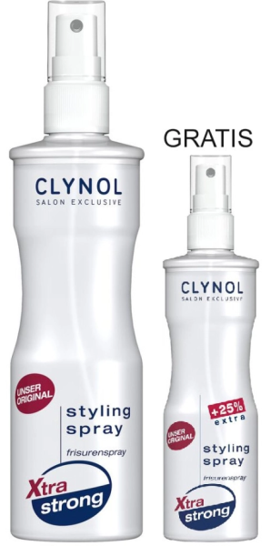 Clynol Xtra Strong Styling Spray 200ml+100ml