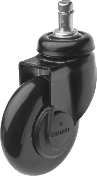 Efa CliCTEC Rolle schwarz 5er f.Hocker