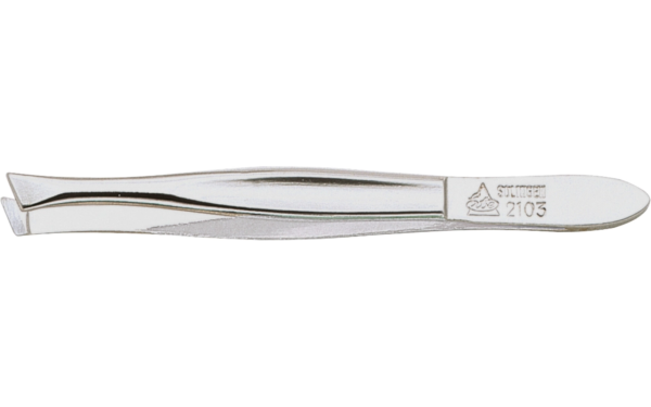 Erbe Pinzette schräg vernickelt 7,8cm