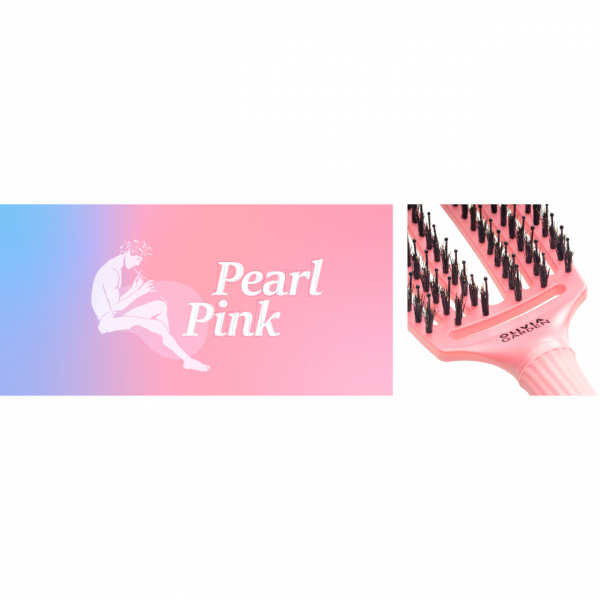 Bürste 197h Olivia G. Fingerb. Combo M Pa.Pink