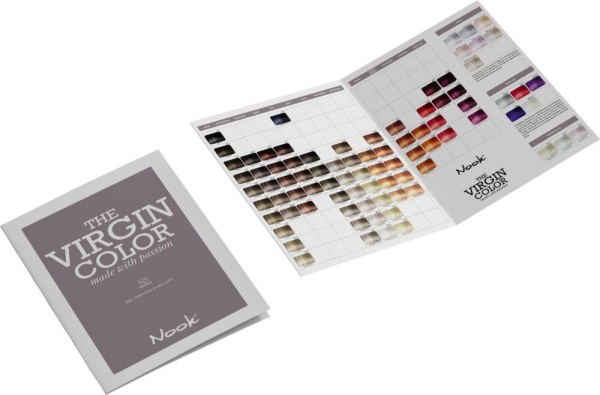 Nook Virgin Color Farbkarte gedruckt