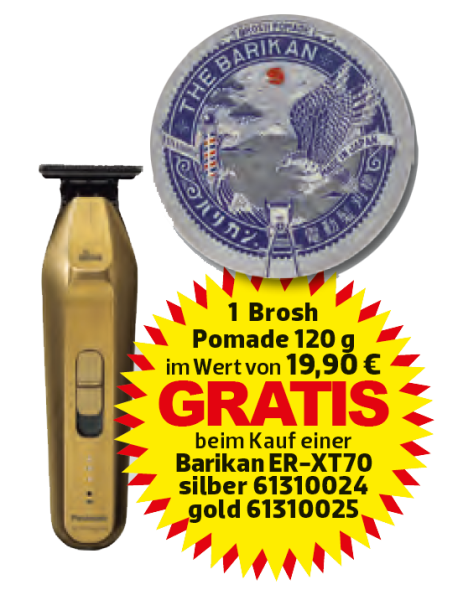 Panasonic ER-XT70 Barikan gold+Pomade 120g