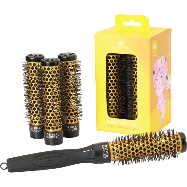 Bürste OG Multibrush 4er Set 25mm - gelb